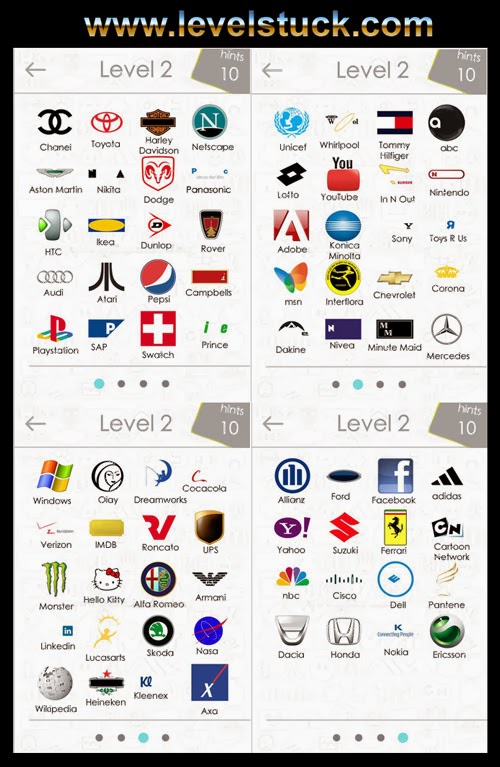 Logo Quiz Game Answers Level 2