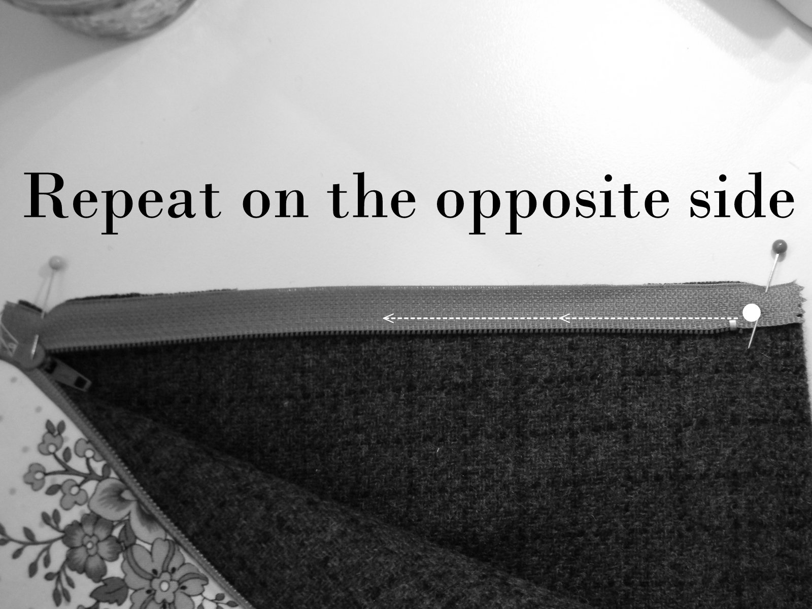 simply homemade Lesson 3 How to easily insert a zipper