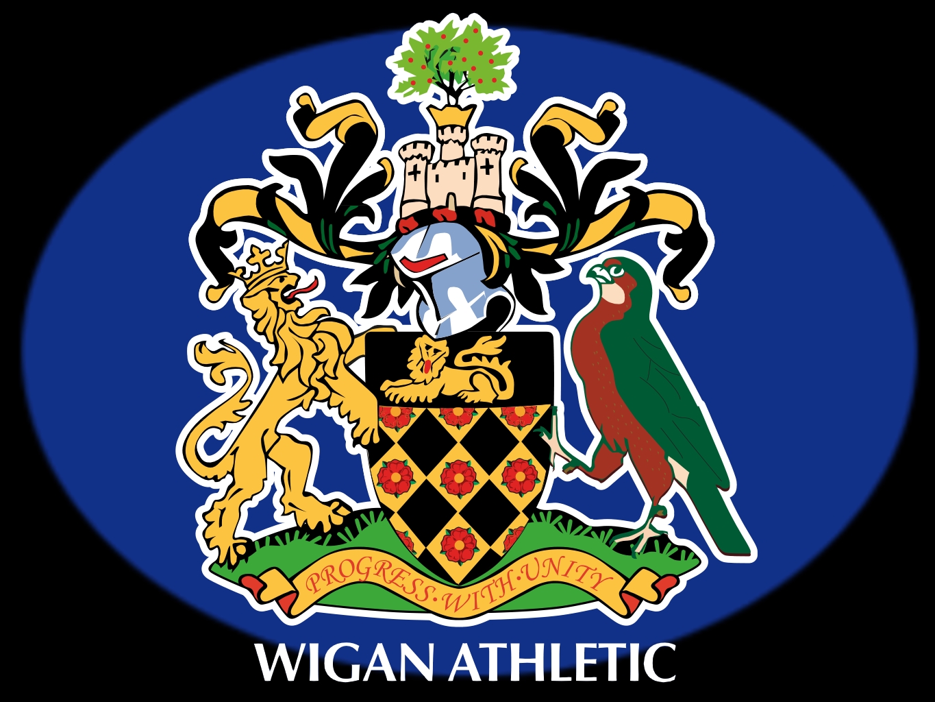 History of All Logos All Wigan Athletic FC Logos