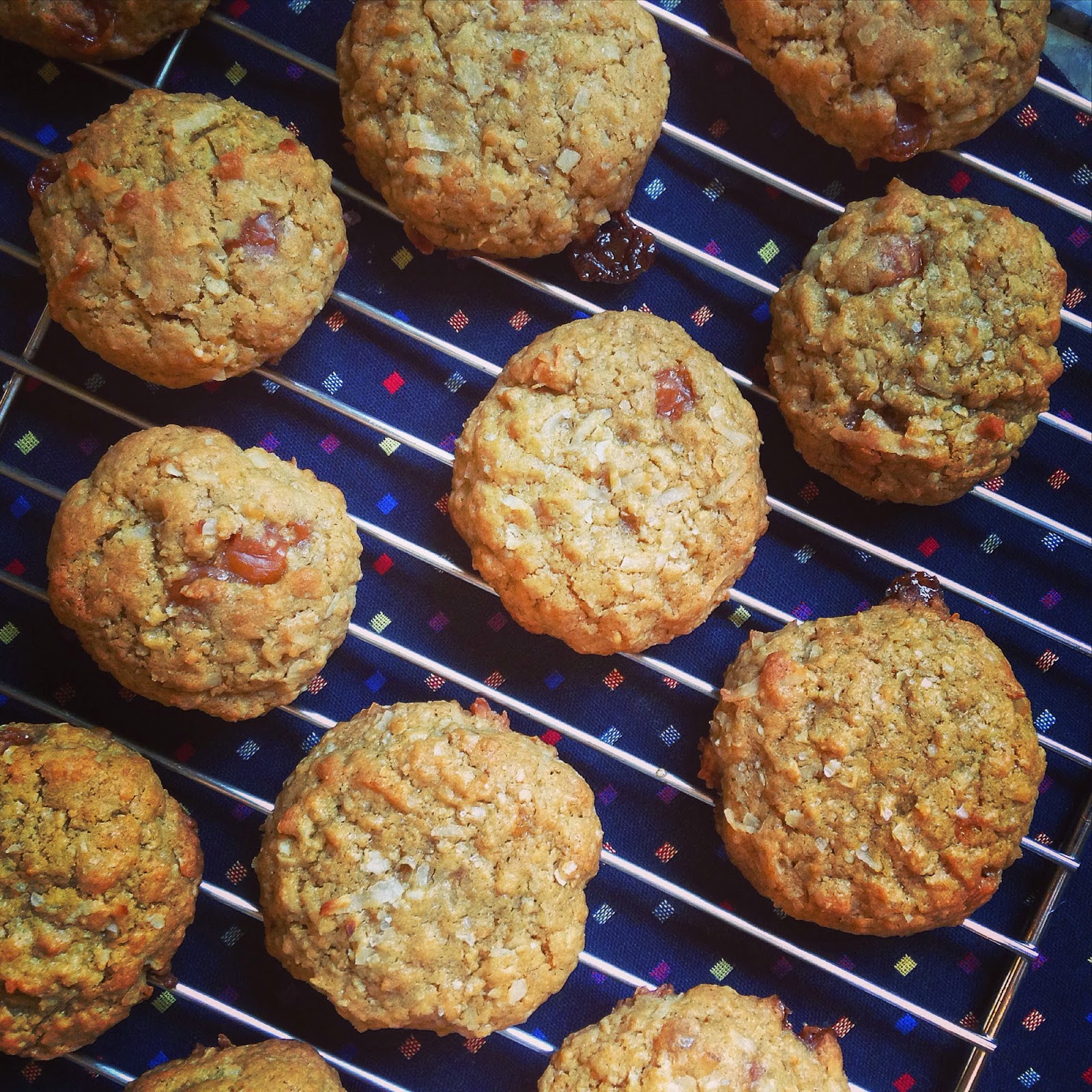 Pastry School Diaries Caramel, Coconut, & Sea Salt Oatmeal Cookies