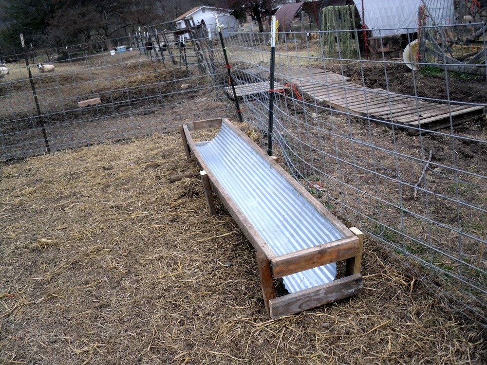 Spinning Dreams and Weaving Yarns How to make a sheep grain feeder
