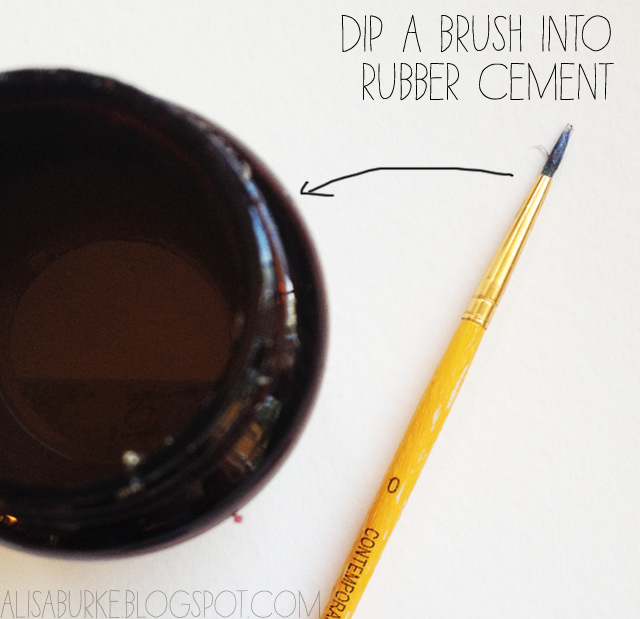 alisaburke rubber cement resist