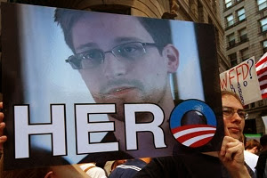 Snowden serukan dunia lawan spionase AS