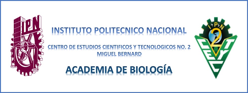 CECYT 2 MIGUEL BERNARD ACADEMIA DE BIOLOGÍA