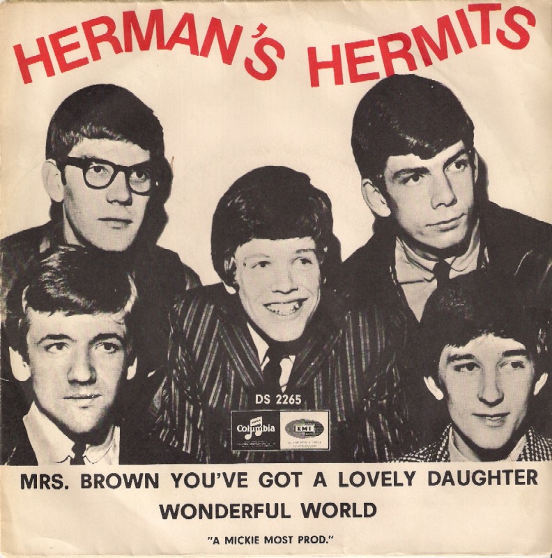 Image result for herman's hermits mrs brown you have a lovely daughter