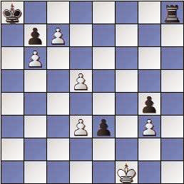 Estudio de Francesc Vivas Font, El Ajedrez Argentino 1950, posición después de 3.d5!