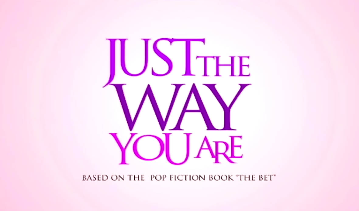 Just The Way You Are 2015 romantic movie title card based from Kimberly Joy Villanueva’s pop fiction book entitled The Bet under the direction of Theodore Boborol which stars Enrique Gil and Liza Soberano