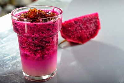 Resep Minuman segar Jus Buah naga Resep Minuman segar Jus Buah naga