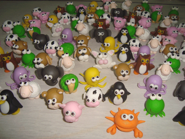 Llaveros Souvenirs De Animalitos Porcelana Fría