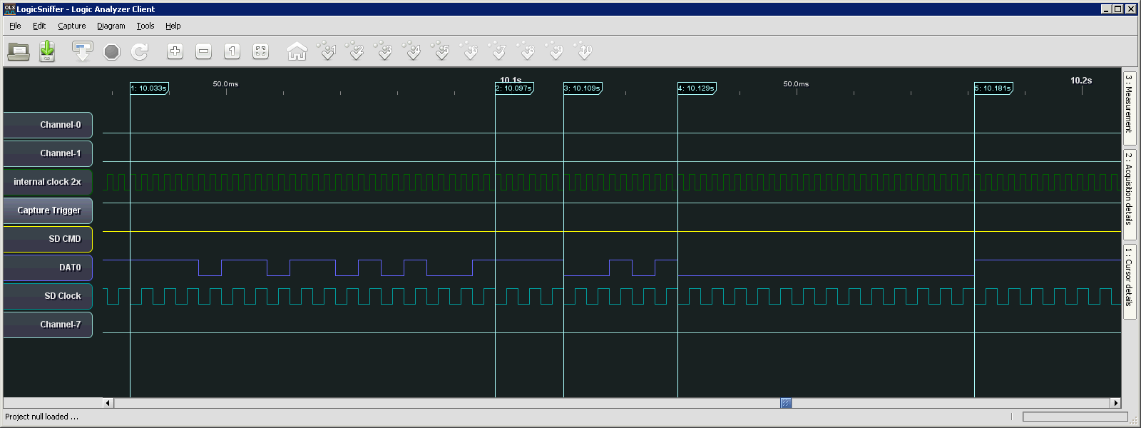 Matt Ownby's Cool Projects SD card timing diagram