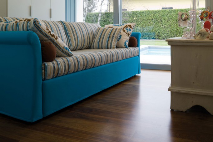 Living Room Interior Design Idea With Vibrant Sofa Bed by Milano ...