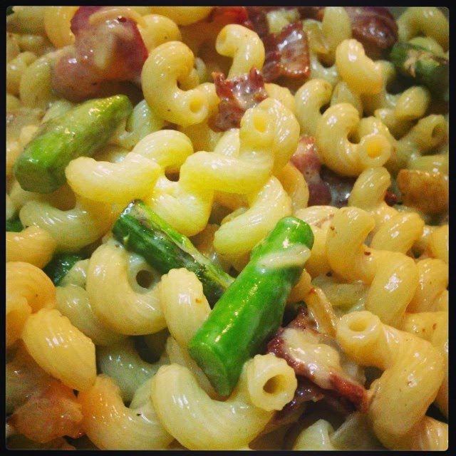 Bits and Pieces Sharing the Love Cavatappi Carbonara