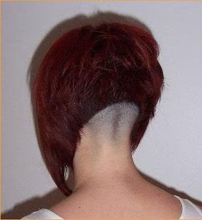Short Bob with Shaved Nape Short Bob with Shaved Nape
