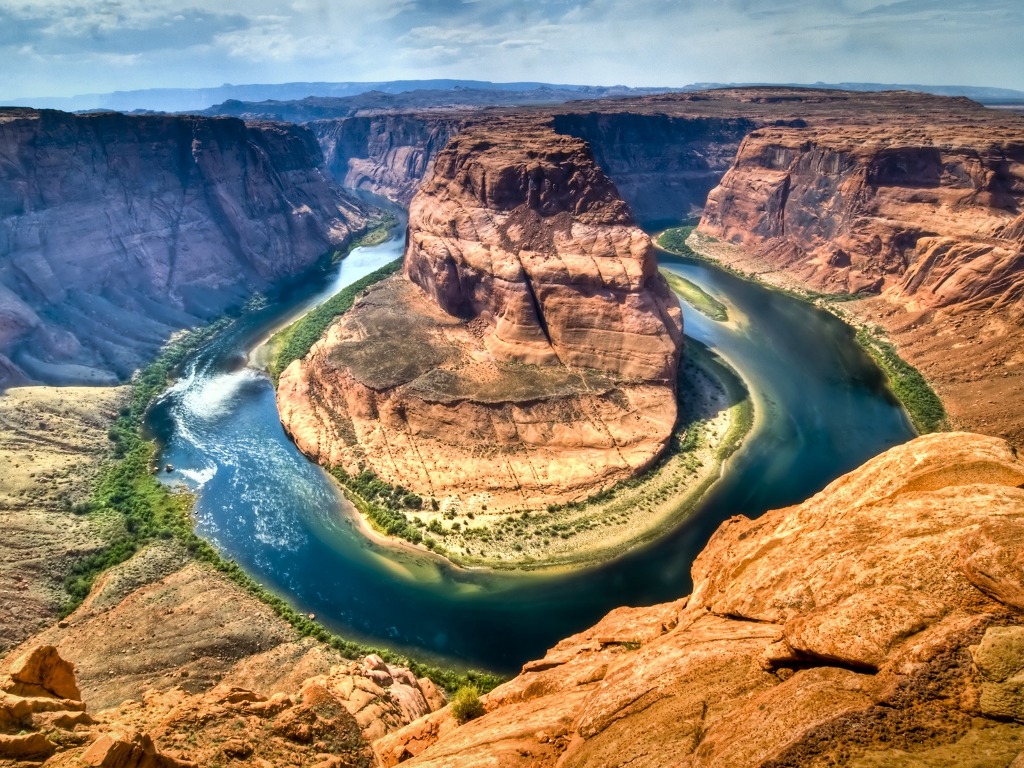 Horseshoe Bend, Colorado River, Arizona, USA Natural Creations