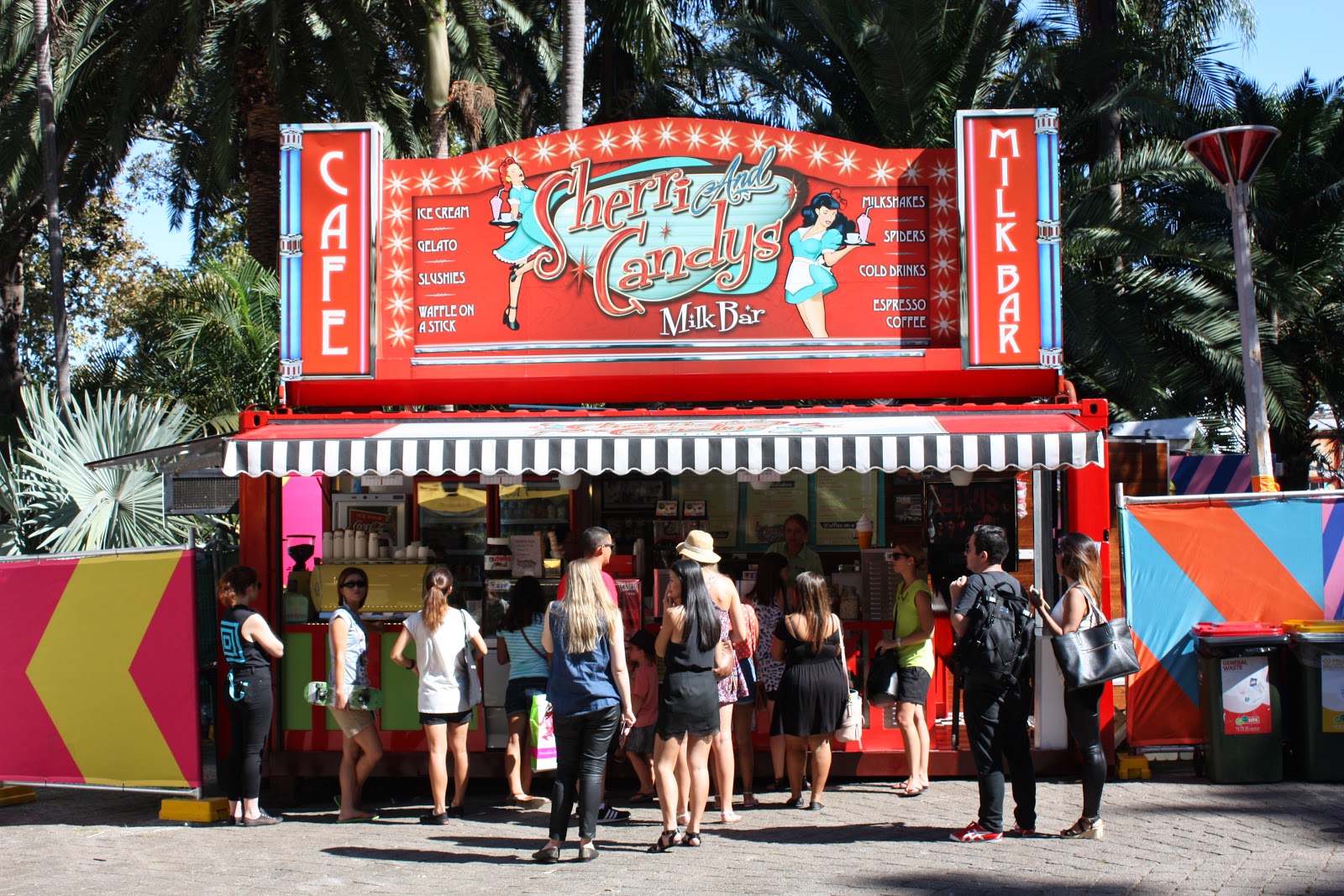 Sydney City and Suburbs Hyde Park, Sydney Festival, milk bar