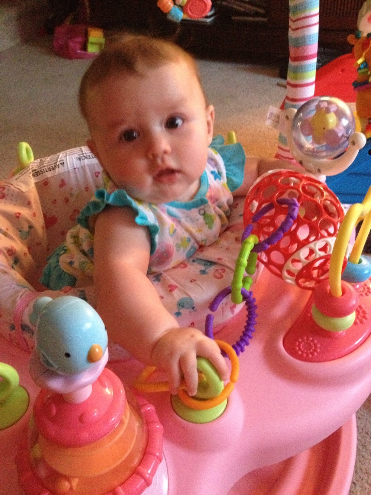 baby bouncer 4 months