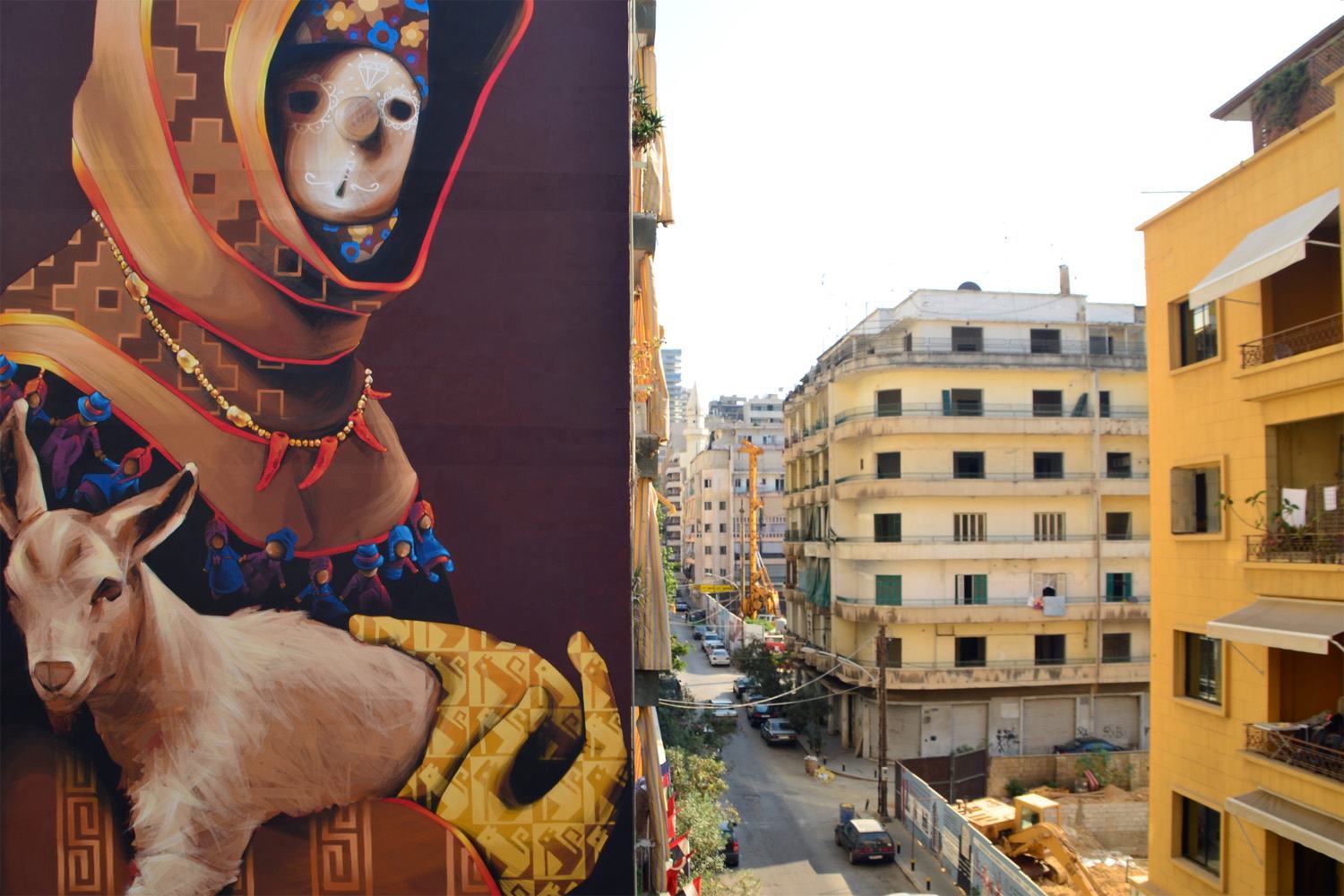 INTI "Pagano" New Mural In Beirut, Lebanon StreetArtNews StreetArtNews