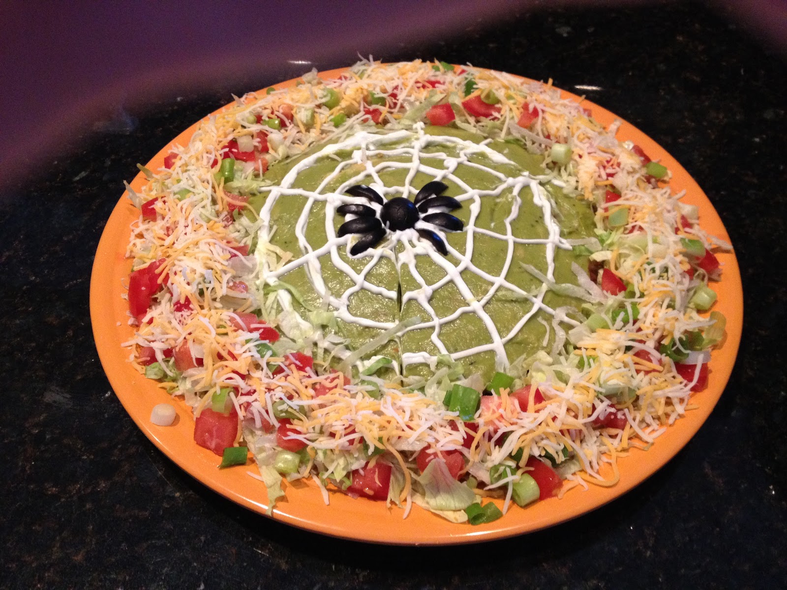 The Rennebergs Spooky Halloween Taco Dip