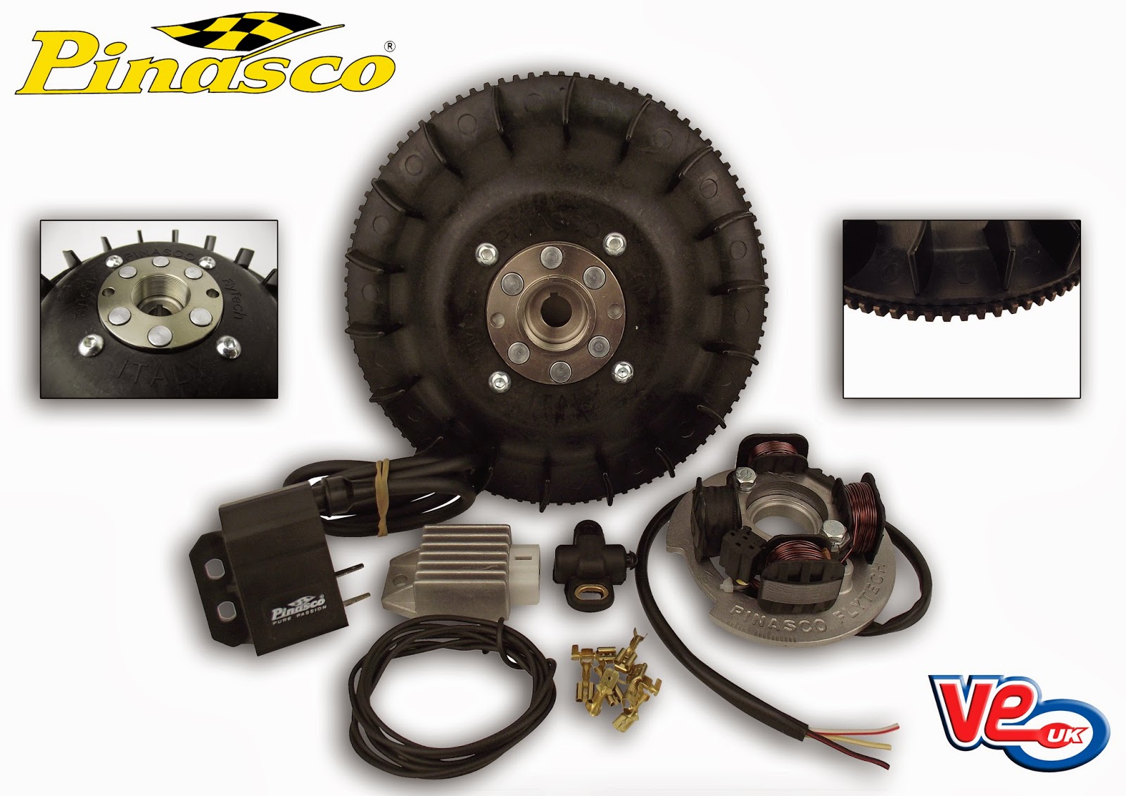 VE Scooter Spares Pinasco Flytech Ignition Systems For Classic Vespa
