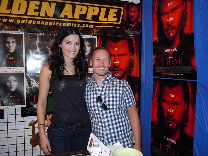 Jaimie Alexander Sif Golden Apple signing