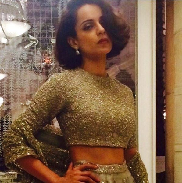 Guilty Bytes: Indian Fashion Blogger | Delhi Style Blog | Beauty Blogger |  Wedding Blog: Queen Kangana Sports New Hairdo & Looks Ethereal In  Sabyasachi Outfit