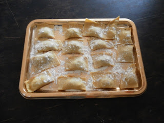 Ravioli di pesce al pesto