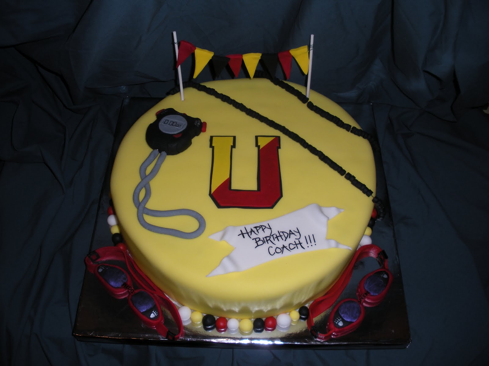 Beachy Cakes Ursinus Swimming Cake