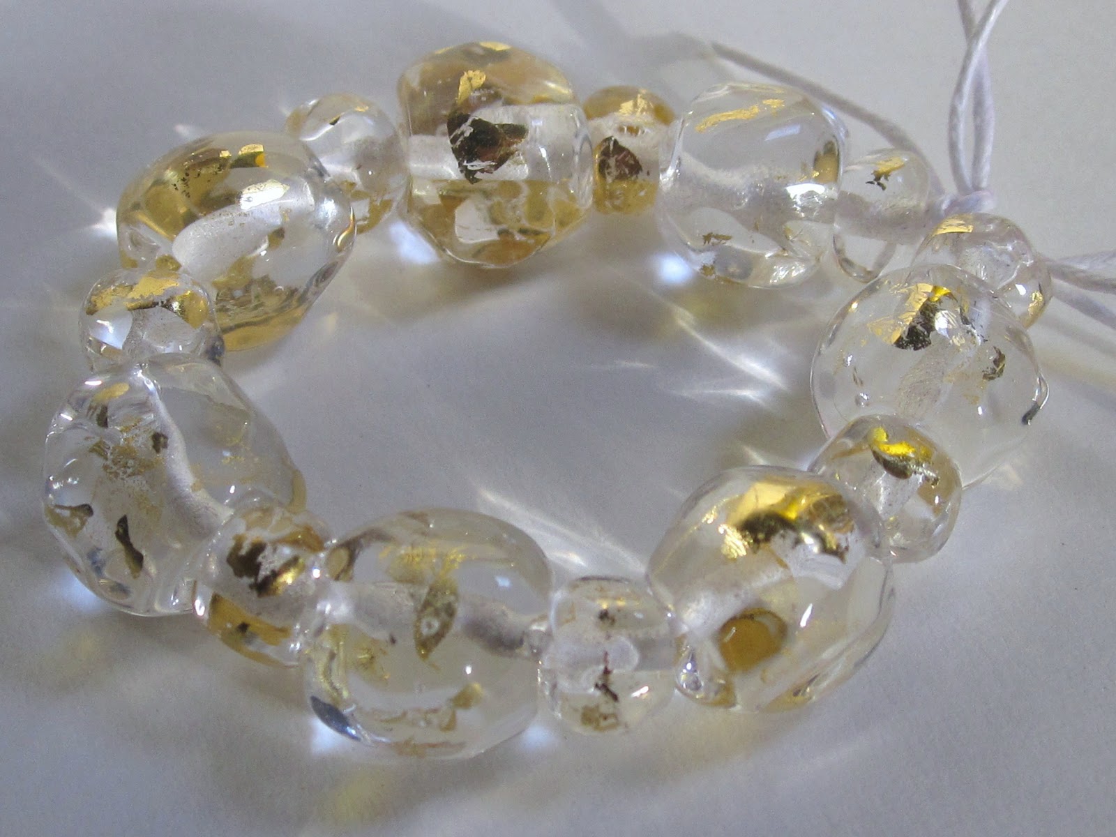 flaming beads) Pure Gold Leaf In The Purest Form!