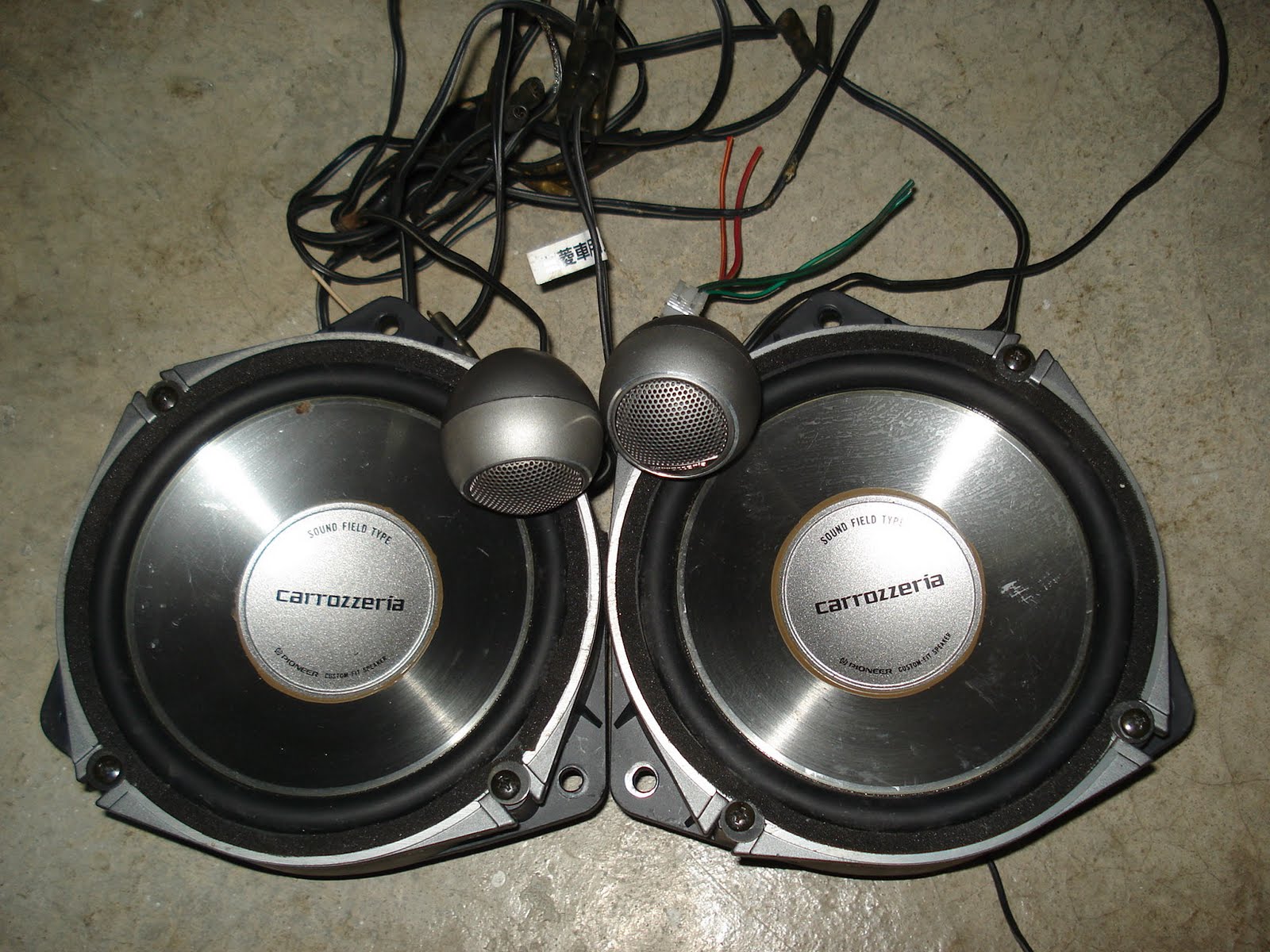 Sold Combo Speaker Carrozzeria & Tweeter Dome Carrozzeria JDMStuff