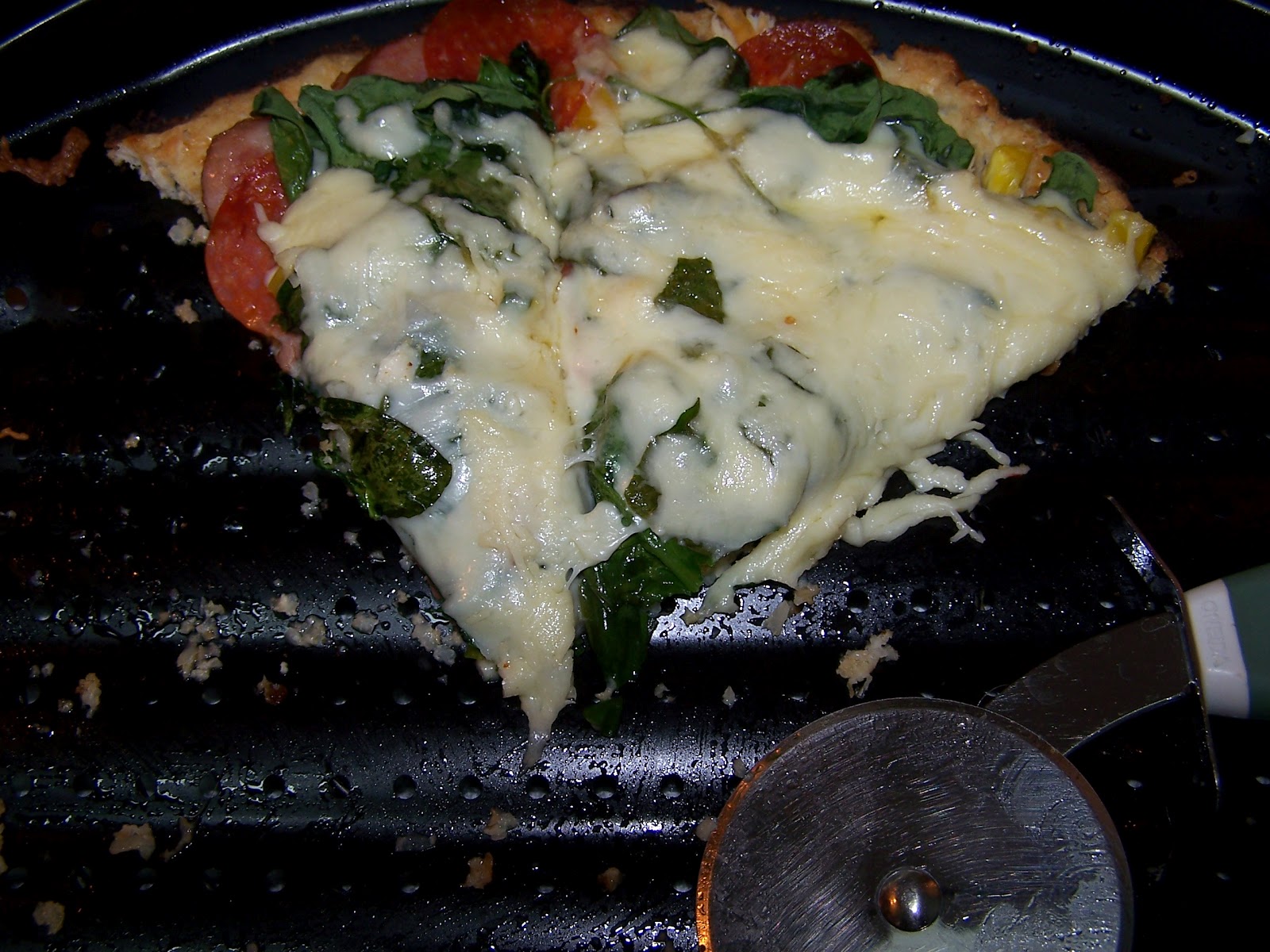 Skinny Low Carb Cauliflower Crust Pizza, GF, DF Skinny GF Chef