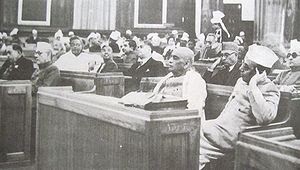 constituent assembly india constitution indian nehru dr hall delhi gandhi mahatma draft chandra struggle re final give