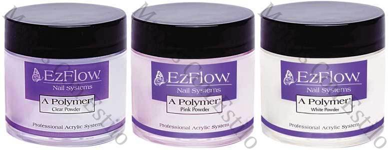 Polimero Polvo Acrílico Profesional Para Uñas Ezflow 21g Color Natural