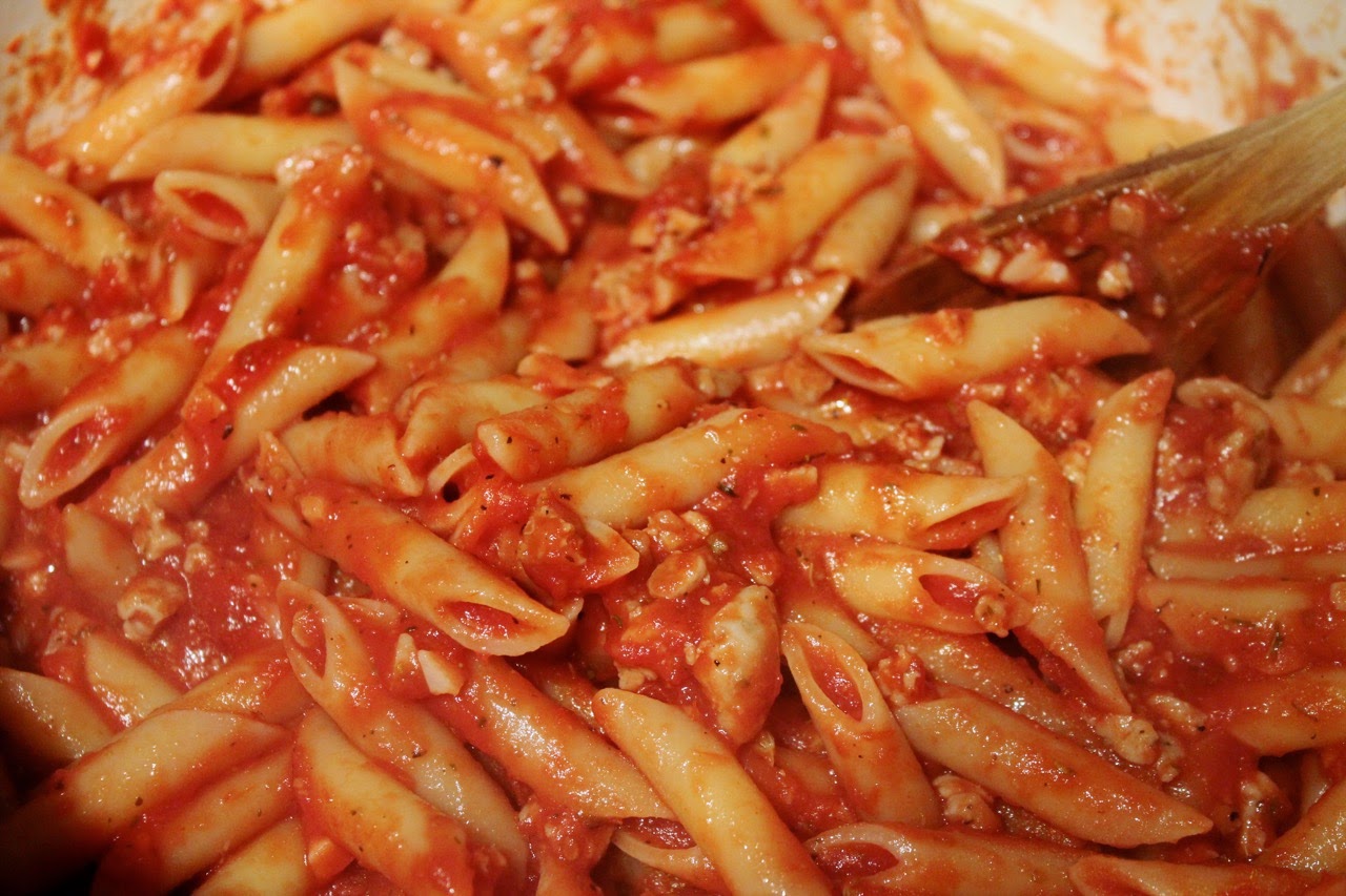 Cook In / Dine Out: Pasta with Simple Sausage-Tomato Sauce
