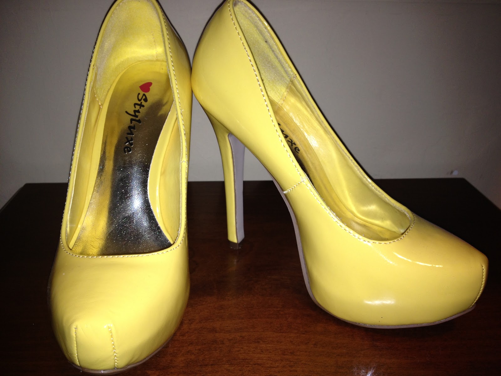 jcpenney yellow heels