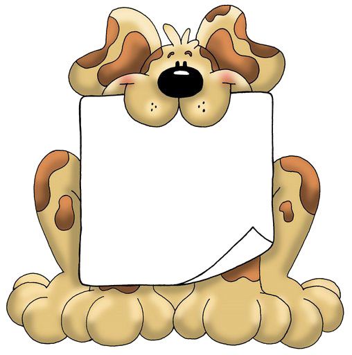 Dog with Sign Dog with Sign