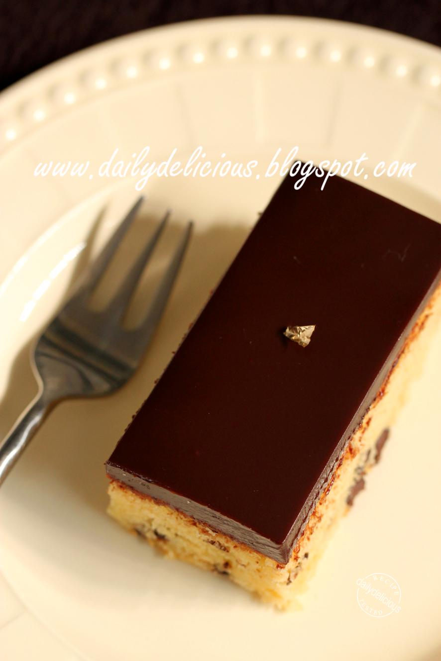 dailydelicious Cognac Chocolate Cake Let's enjoy the grown up taste