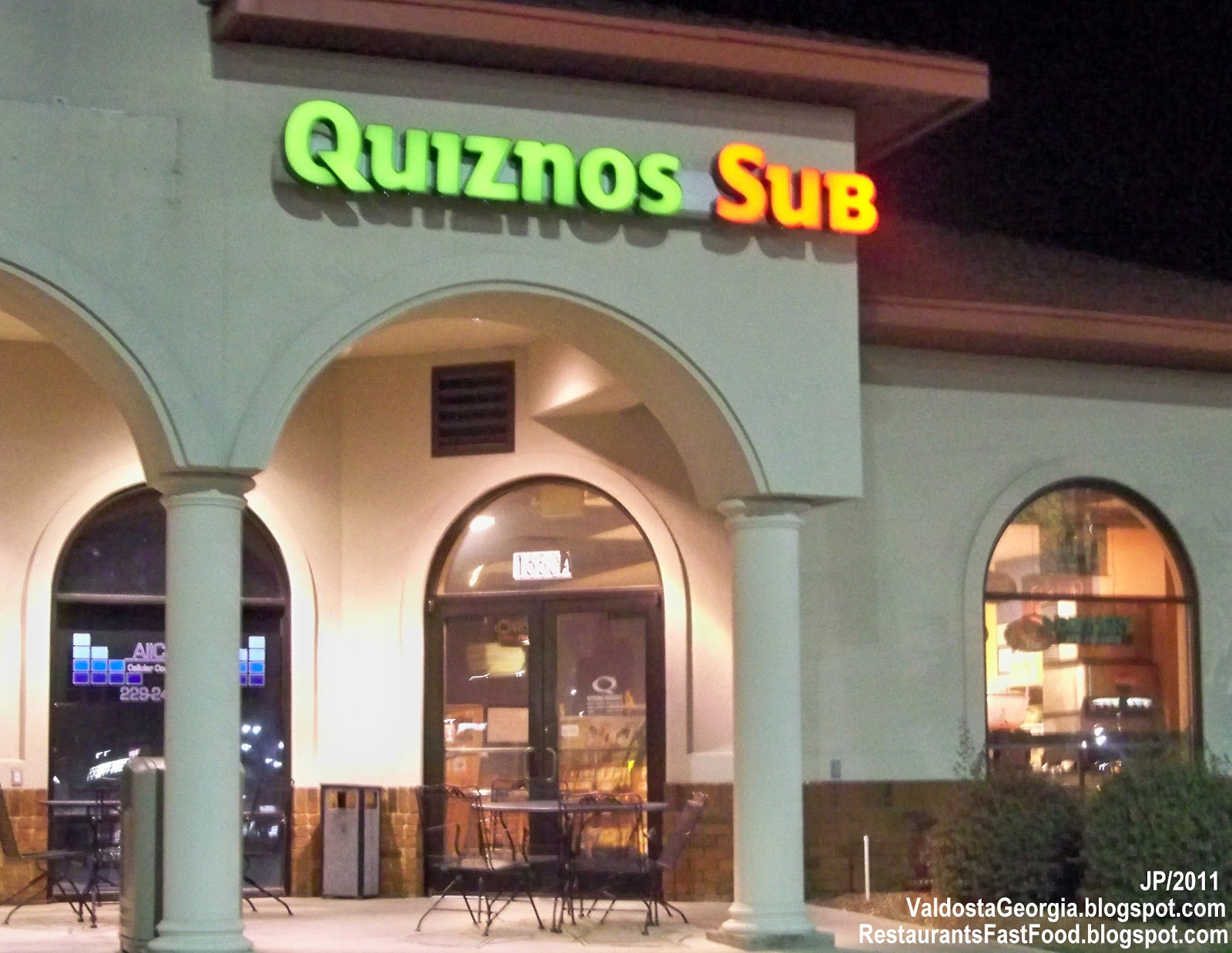 Restaurant Fast Food Menu Mcdonald S Dq Bk Hamburger Pizza Mexican Taco Bbq Chicken Seafood Chinese Quiznos Subs Valdosta Georgia Baytree Road Quiznos Submarine Sandwich Fast Food Restaurant Valdosta Ga