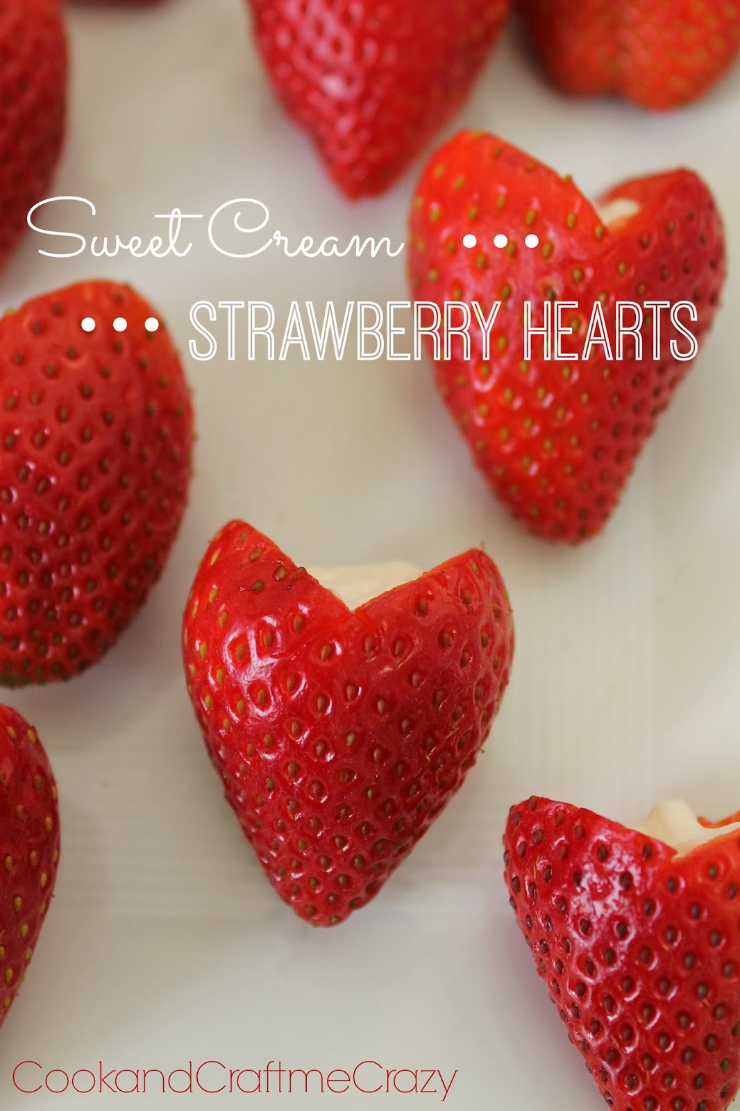 heart strawberry craft