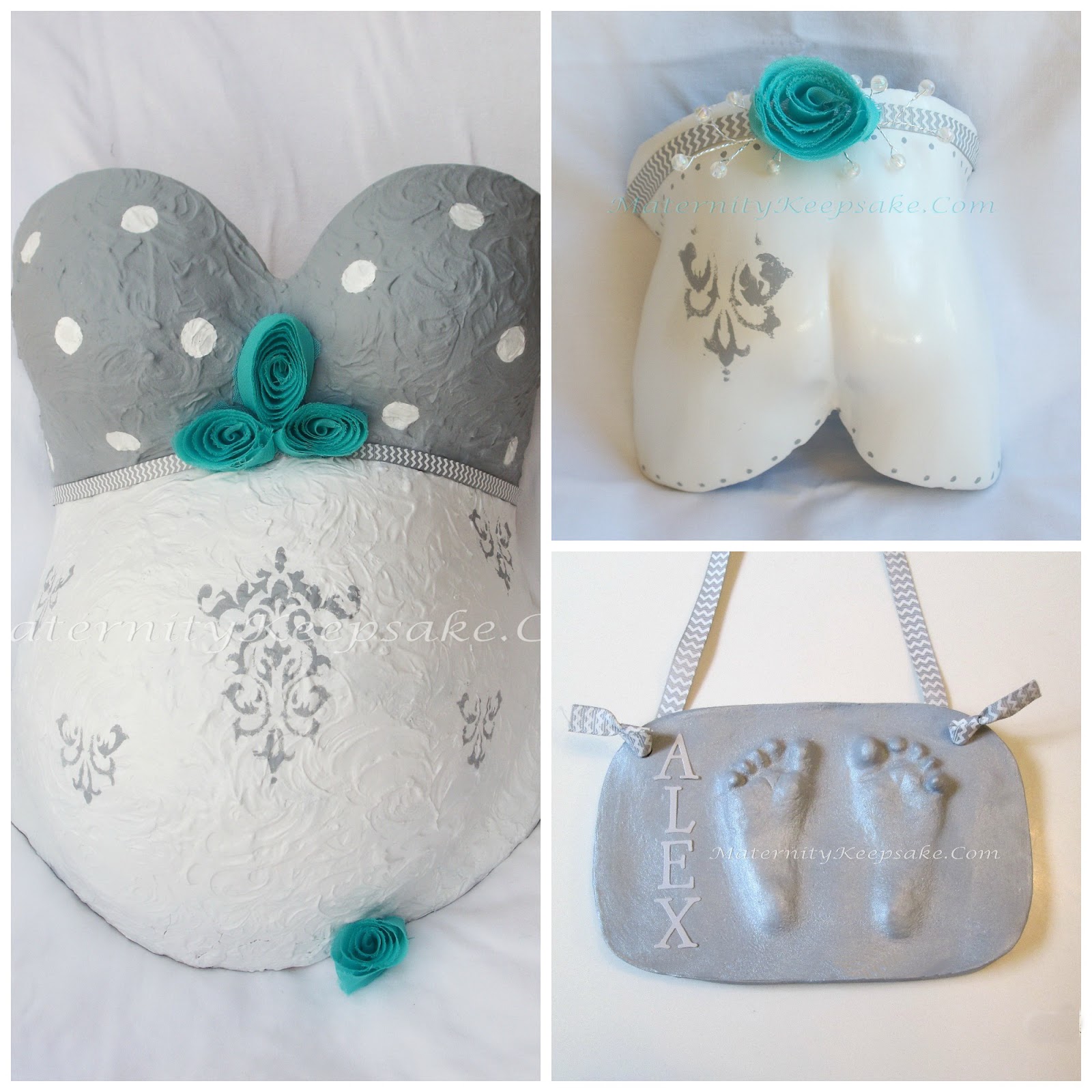 Professional Belly Casting in Phoenix, Arizona and Precious Newborn