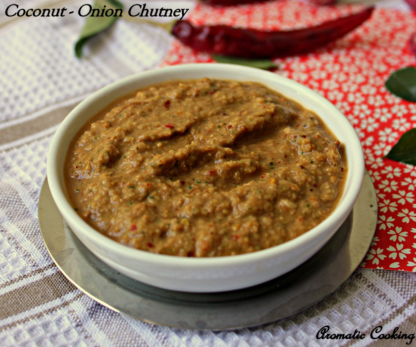 Aromatic Cooking Coconut Onion Chutney