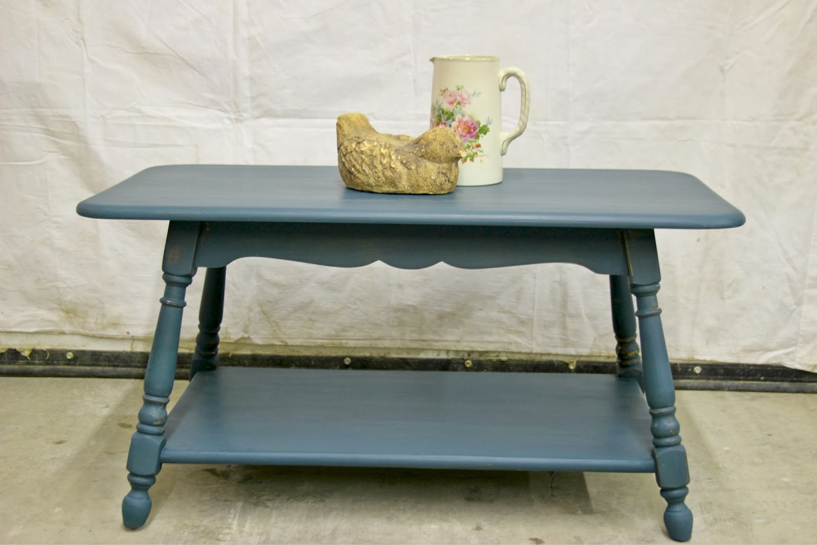 Laurel's Attic : Dark Teal Coffee Table - SOLD
