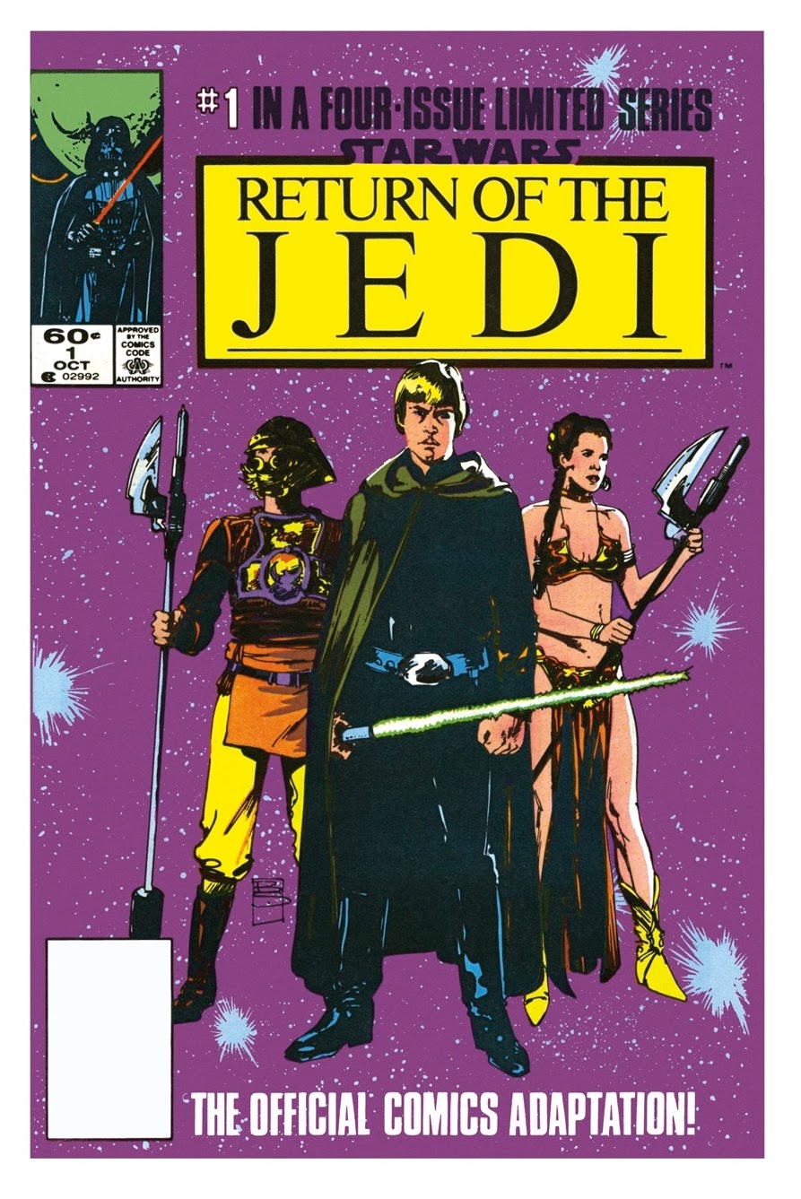 Vintage Star Wars,RETURN OF THE JEDI,55-108 MINI CARD COMIC COVERS SET 5.MARVEL 