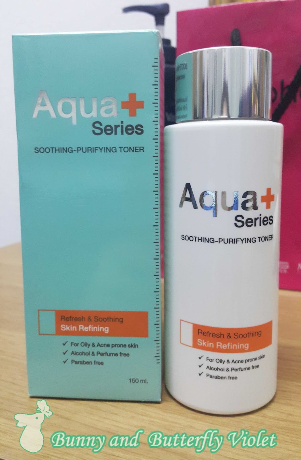 Aqua Plus series Soothing purifying toner (Review)