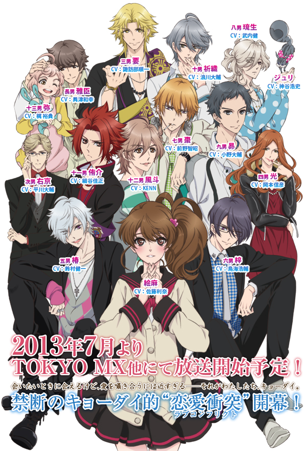 "BROTHERS CONFLICT" (Animes estrenos) Visual shock