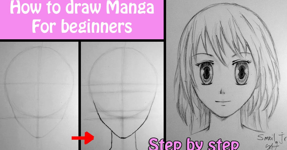 Drawings, Movies... And more: How to draw manga girl for beginners