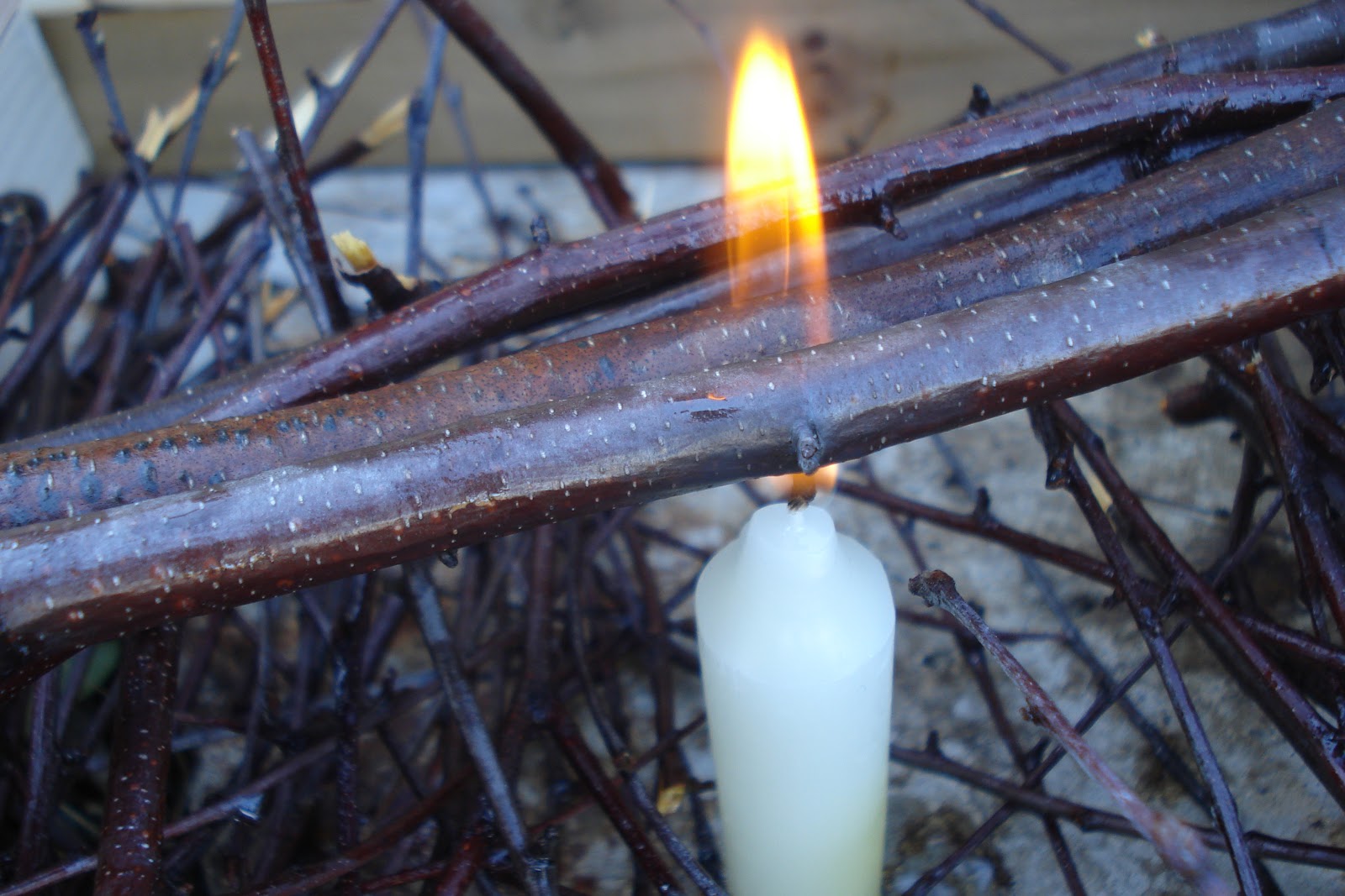 The Unlucky Hunter Candles The Answer To Wet Wood