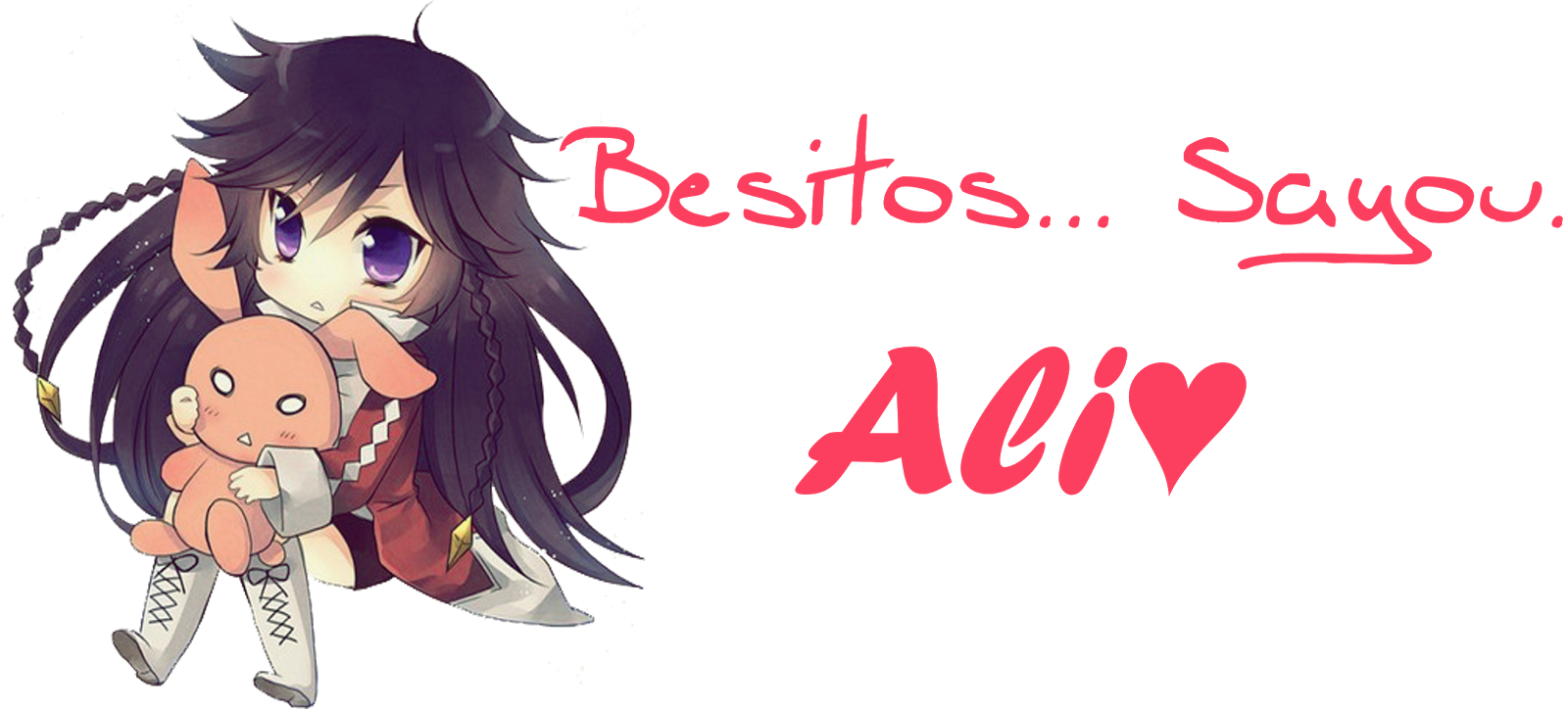 Besitos...sayou♥ Besitos... sayou :3 By Ali♥