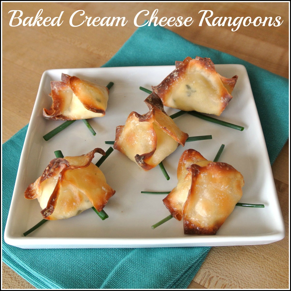 Gourmet Cooking For Two Baked Cream Cheese Rangoon's