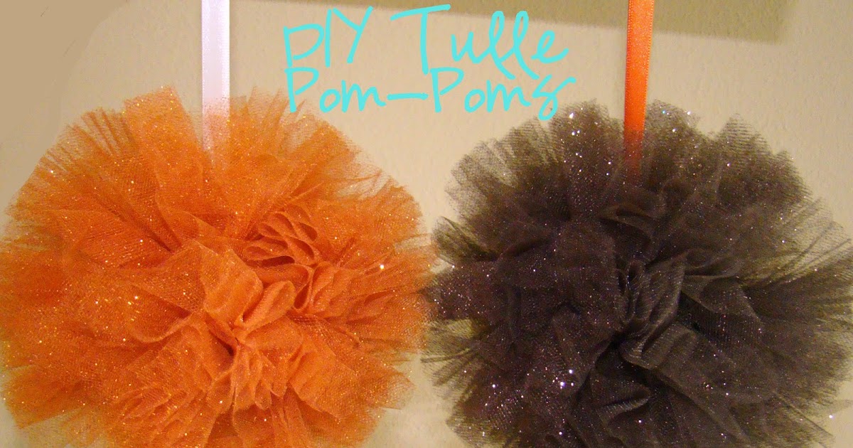 Anatomy of a Craft Tulle PomPoms