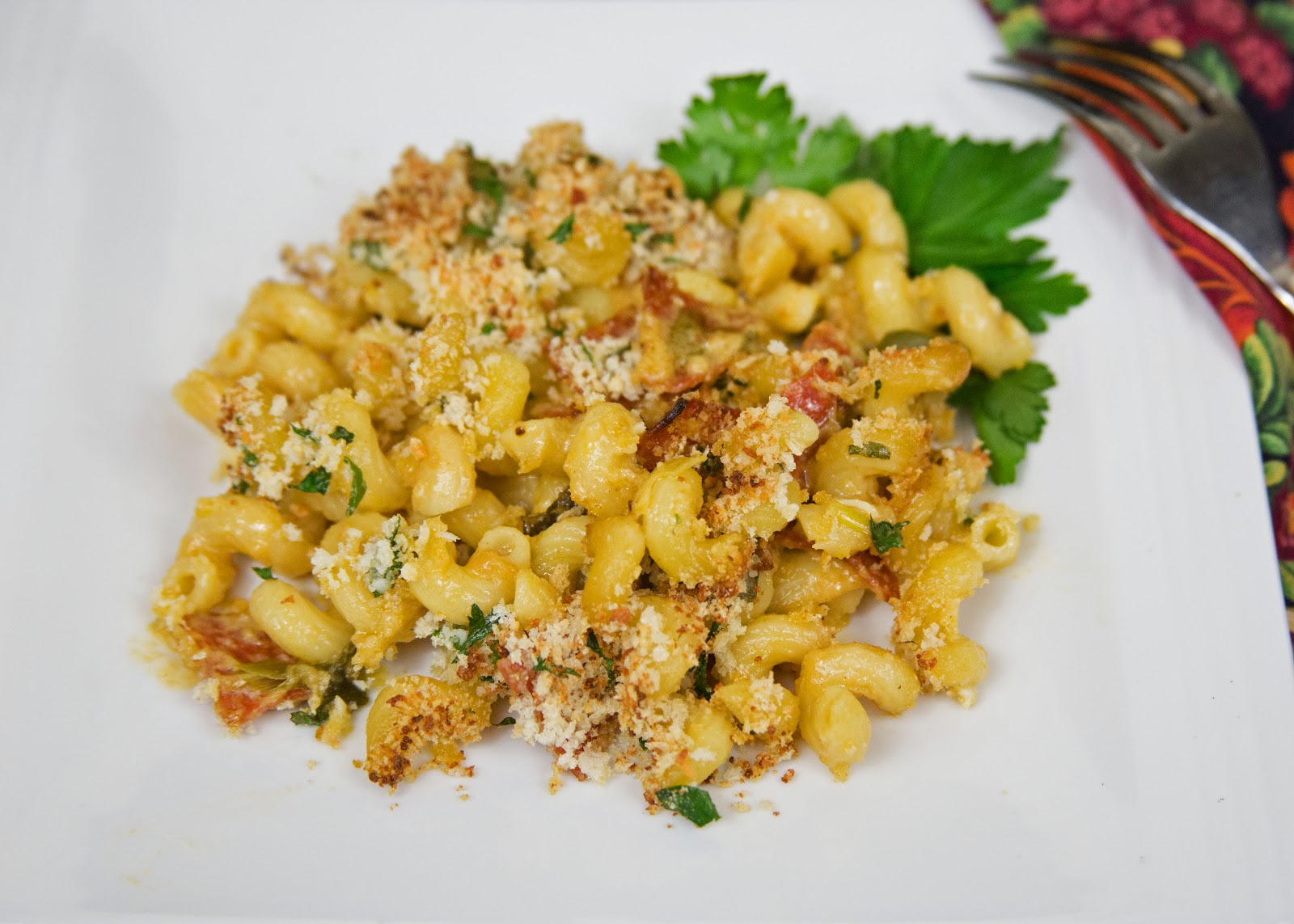 Pepperoni and Jalapeno MacnCheese the DIY food blog real recipes